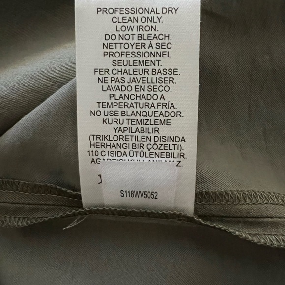 Tibi Washed Viscose Twill Asymmetrical Flap Skirt - Picture 6 of 6